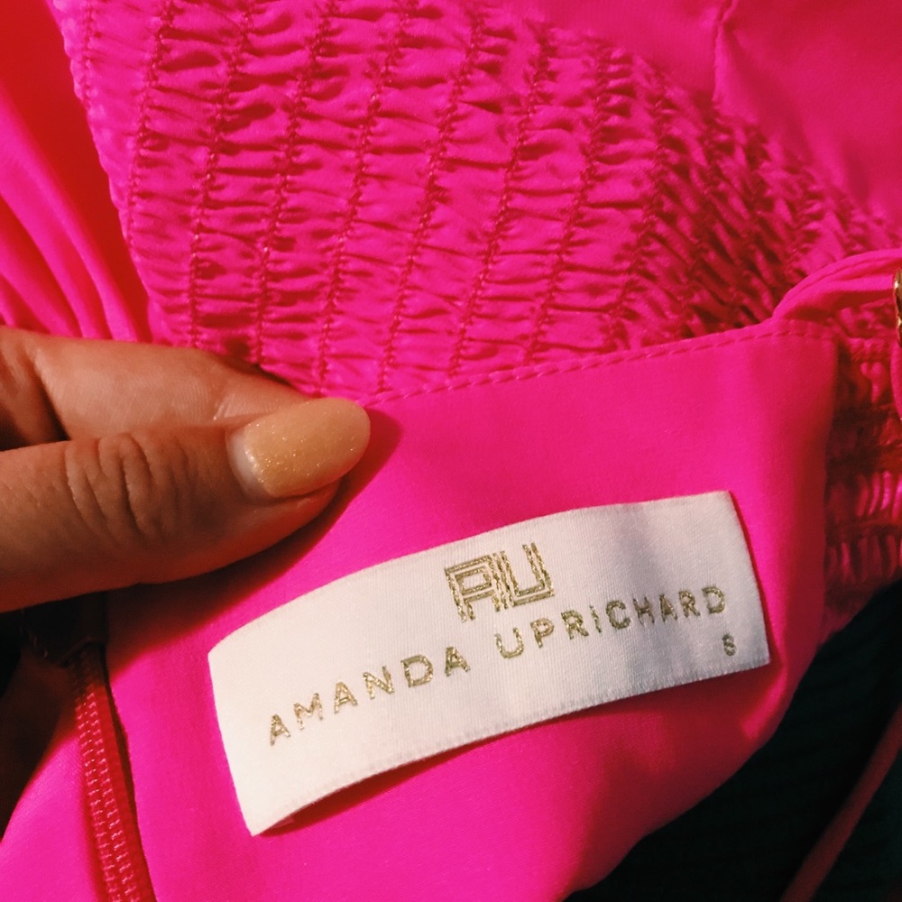 Sexy Pink, Amanda Uprichard Prom Dress size S - Picture 3 of 4